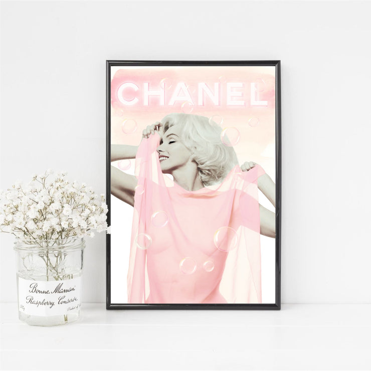 Vogue Cover Magazine Set of 6 Posters/Prints | Iconic Designer Fashion Wall Art | Chanel Posters