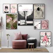 Fashion Vogue & Chanel Gallery Set Of 8 Prints - Instant Download - Chanel Prints - Vogue Posters - Audrey Hepburn Print - Fashion Wall Art - Inspiration - Printable Art